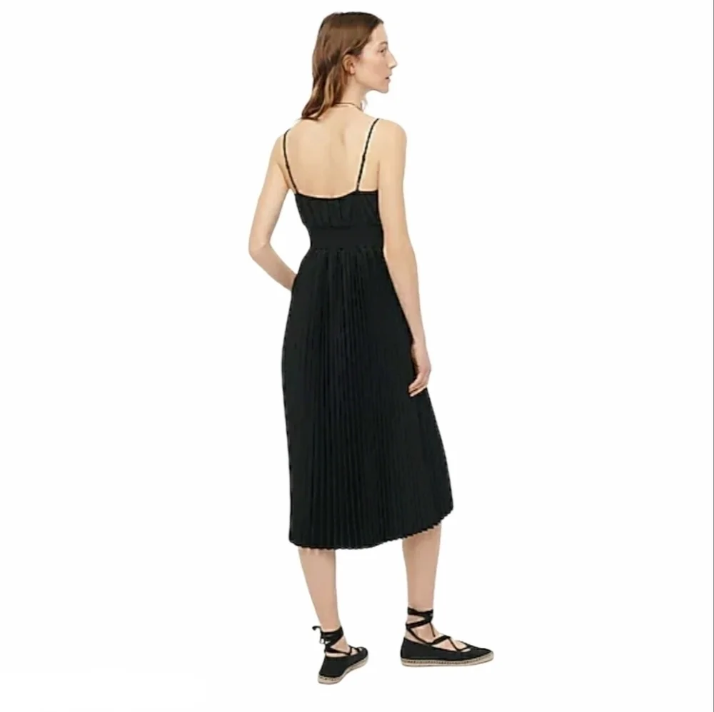 J. CREW Smocked Waist Pleated Dress Size 4